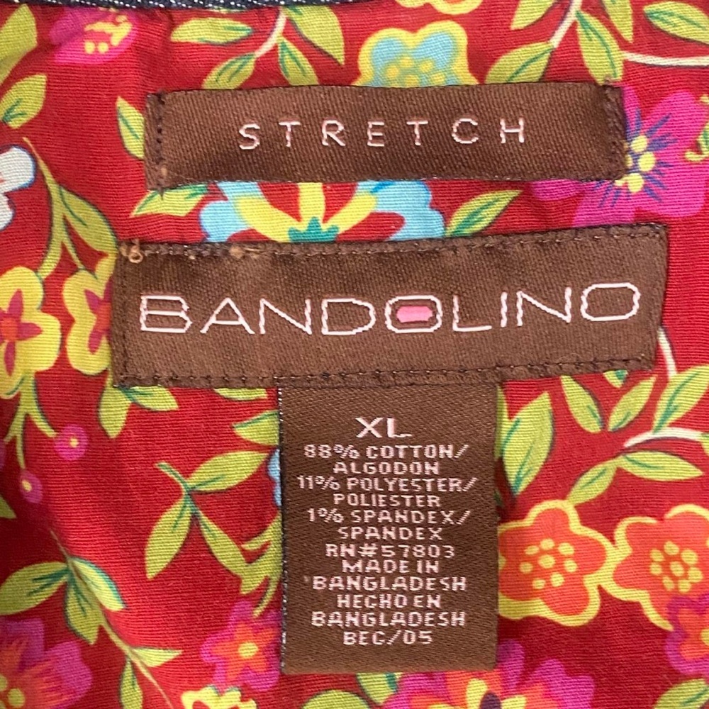 Y2K Bandolino Dark Wash Denim Jacket XL - Bohochic, Coastal Cowgirl, Indie - Picture 6 of 10